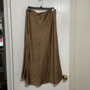 Leopard Midi Skirt